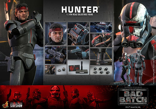 Star Wars - The Bad Batch: Hunter, 1/6 Figur von Hot Toys