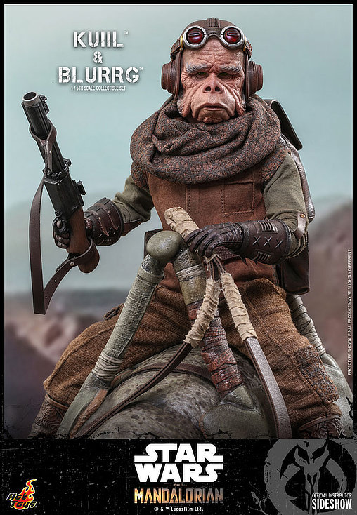 Star Wars - The Mandalorian: Kuiil und Blurrg, 1/6 Figur von Hot Toys