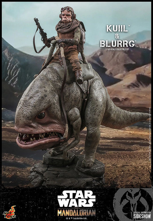 Star Wars - The Mandalorian: Kuiil und Blurrg, 1/6 Figur von Hot Toys