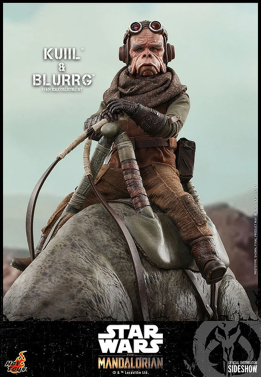 Star Wars - The Mandalorian: Kuiil und Blurrg, 1/6 Figur von Hot Toys