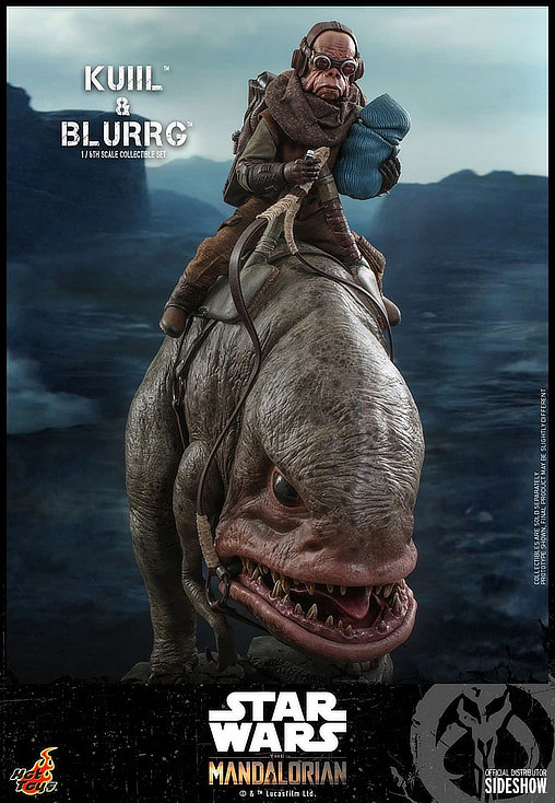 Star Wars - The Mandalorian: Kuiil und Blurrg, 1/6 Figur von Hot Toys