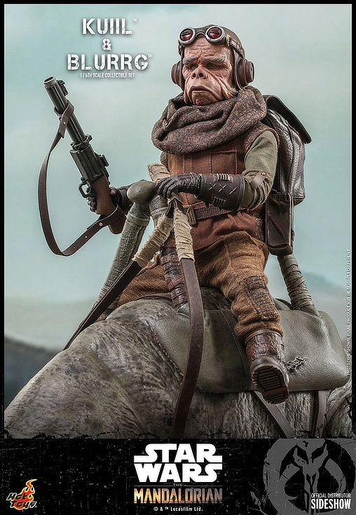 Star Wars - The Mandalorian: Kuiil und Blurrg, 1/6 Figur von Hot Toys