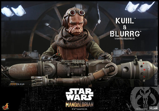 Star Wars - The Mandalorian: Kuiil und Blurrg, 1/6 Figur von Hot Toys