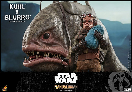 Star Wars - The Mandalorian: Kuiil und Blurrg, 1/6 Figur von Hot Toys