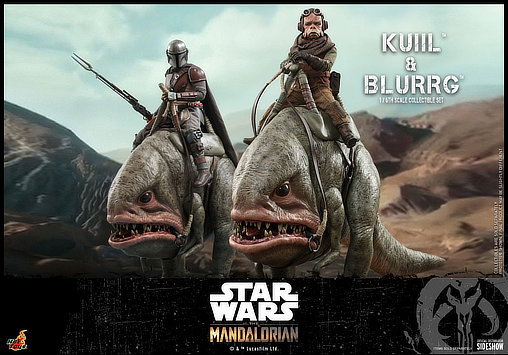Star Wars - The Mandalorian: Kuiil und Blurrg, 1/6 Figur von Hot Toys