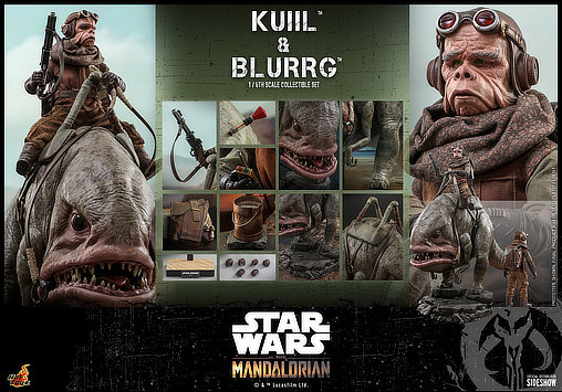Star Wars - The Mandalorian: Kuiil und Blurrg, 1/6 Figur von Hot Toys