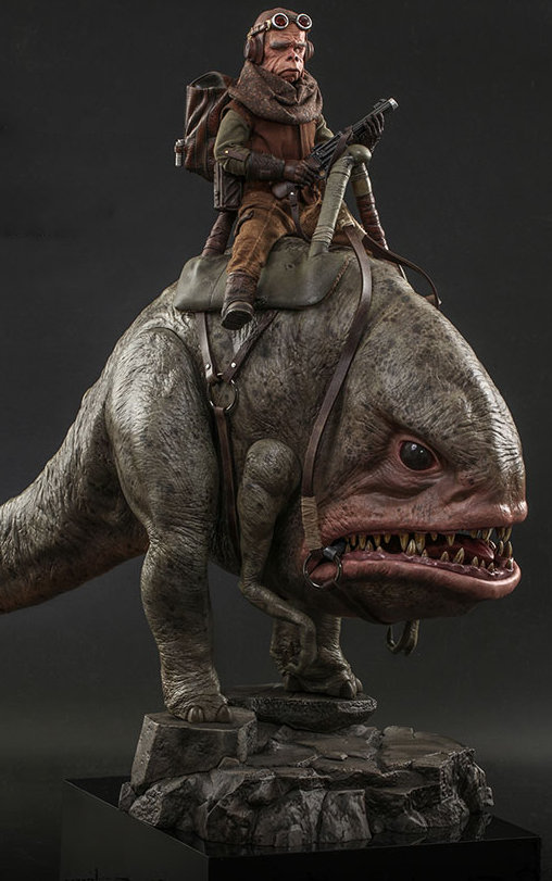 Star Wars - The Mandalorian: Kuiil und Blurrg, 1/6 Figur von Hot Toys