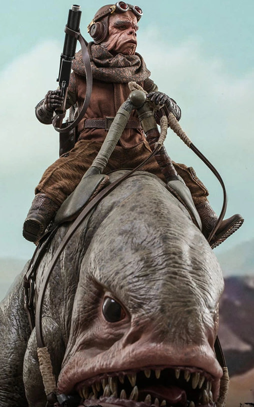 Star Wars - The Mandalorian: Kuiil und Blurrg, 1/6 Figur von Hot Toys