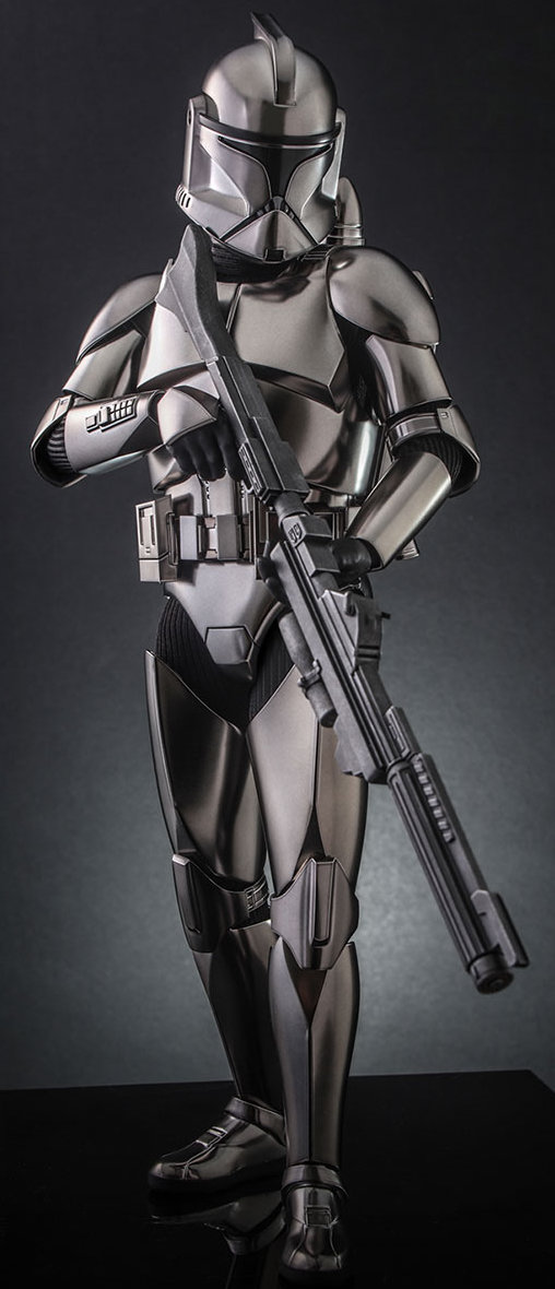 Star Wars - The Clone Wars: Clone Trooper - Chrome Version, 1/6 Figur von Hot Toys