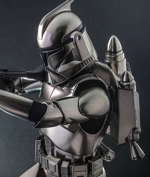 Star Wars - The Clone Wars: Clone Trooper - Chrome Version, 1/6 Figur von Hot Toys