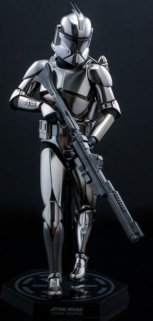 Star Wars - The Clone Wars: Clone Trooper - Chrome Version, 1/6 Figur von Hot Toys