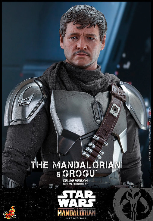 Star Wars - The Mandalorian: Mandalorian und Grogu - Deluxe, 1/6 Figur von Hot Toys