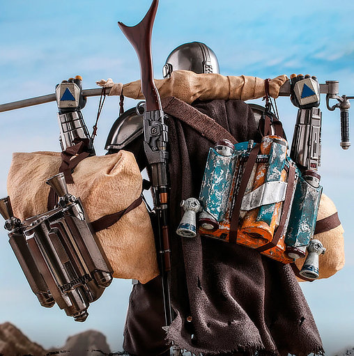 Star Wars - The Mandalorian: Mandalorian und Grogu - Deluxe, 1/6 Figur von Hot Toys