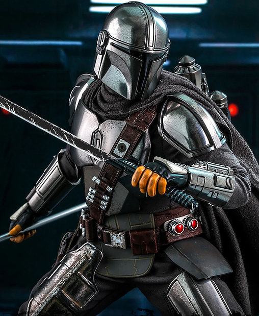 Star Wars - The Mandalorian: Mandalorian und Grogu - Deluxe, 1/6 Figur von Hot Toys