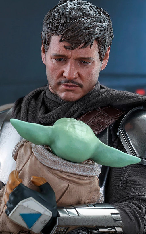Star Wars - The Mandalorian: Mandalorian und Grogu - Deluxe, 1/6 Figur von Hot Toys