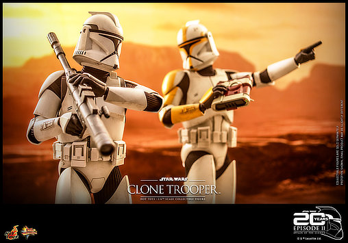 Star Wars - Episode II - Attack of the Clones: Clone Trooper, 1/6 Figur von Hot Toys