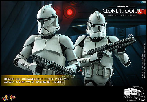 Star Wars - Episode II - Attack of the Clones: Clone Trooper, 1/6 Figur von Hot Toys