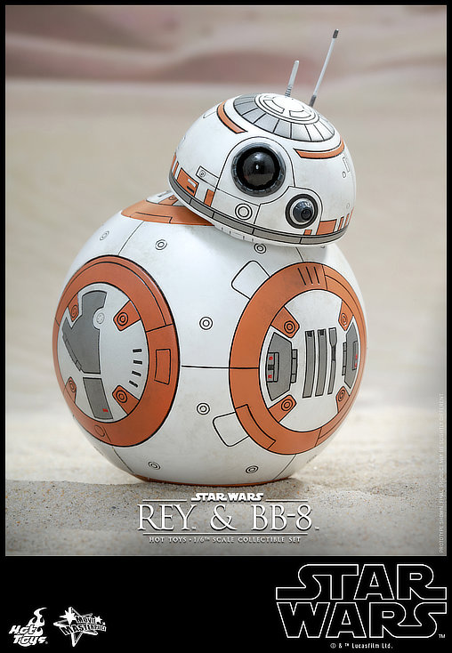 Star Wars - Episode VII - The Force Awakens: Rey und BB-8, 1/6 Figur von Hot Toys