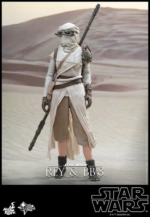 Star Wars - Episode VII - The Force Awakens: Rey und BB-8, 1/6 Figur von Hot Toys