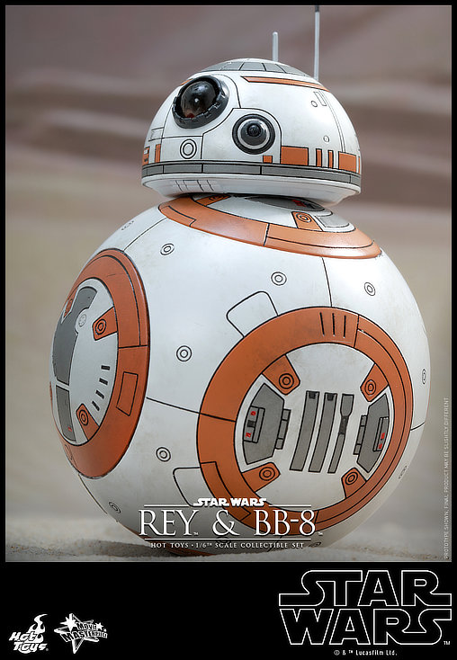 Star Wars - Episode VII - The Force Awakens: Rey und BB-8, 1/6 Figur von Hot Toys