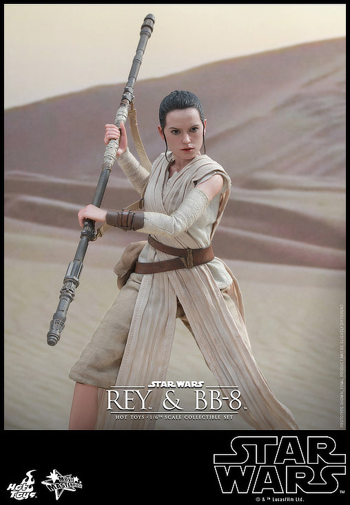 Star Wars - Episode VII - The Force Awakens: Rey und BB-8, 1/6 Figur von Hot Toys