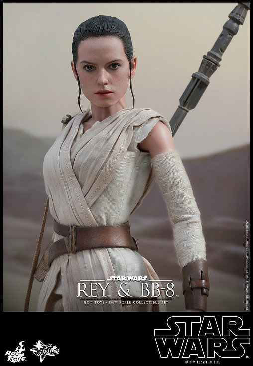 Star Wars - Episode VII - The Force Awakens: Rey und BB-8, 1/6 Figur von Hot Toys