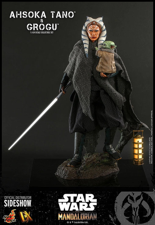 Star Wars - The Mandalorian: Ahsoka Tano und Grogu, 1/6 Figur von Hot Toys