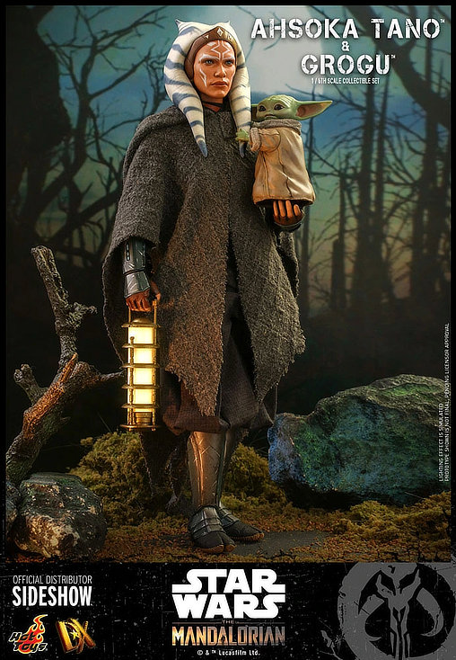 Star Wars - The Mandalorian: Ahsoka Tano und Grogu, 1/6 Figur von Hot Toys