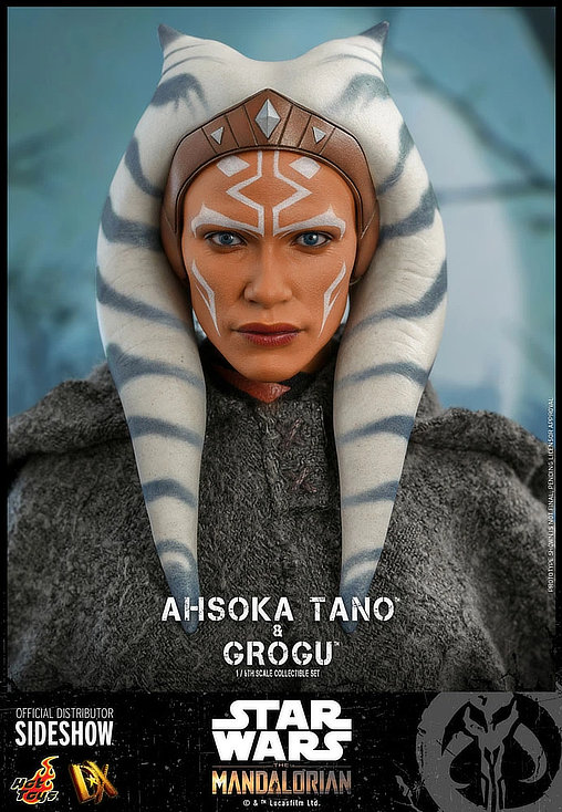Star Wars - The Mandalorian: Ahsoka Tano und Grogu, 1/6 Figur von Hot Toys