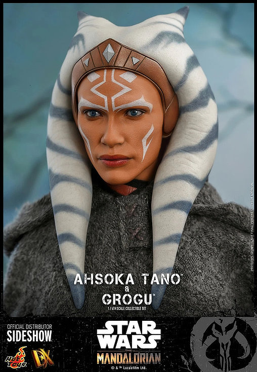 Star Wars - The Mandalorian: Ahsoka Tano und Grogu, 1/6 Figur von Hot Toys