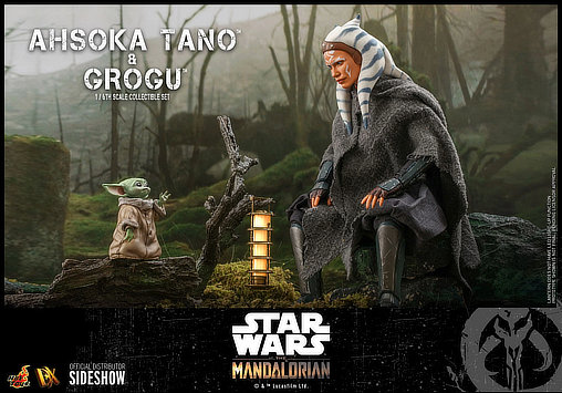 Star Wars - The Mandalorian: Ahsoka Tano und Grogu, 1/6 Figur von Hot Toys