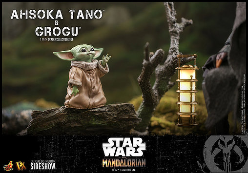 Star Wars - The Mandalorian: Ahsoka Tano und Grogu, 1/6 Figur von Hot Toys