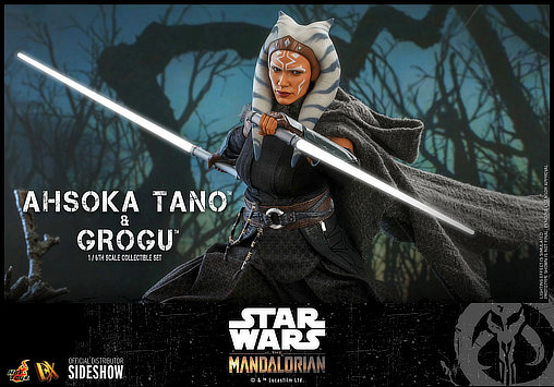 Star Wars - The Mandalorian: Ahsoka Tano und Grogu, 1/6 Figur von Hot Toys