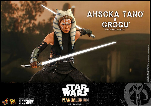 Star Wars - The Mandalorian: Ahsoka Tano und Grogu, 1/6 Figur von Hot Toys
