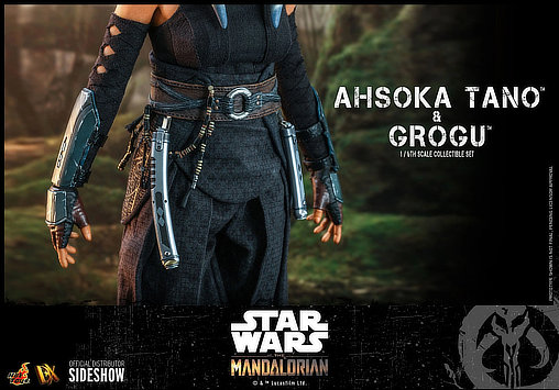 Star Wars - The Mandalorian: Ahsoka Tano und Grogu, 1/6 Figur von Hot Toys