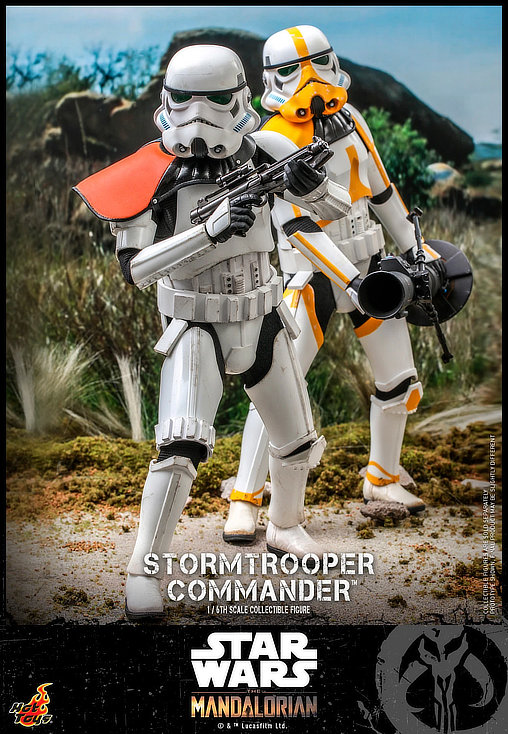 Star Wars - The Mandalorian: Stormtrooper Commander, 1/6 Figur von Hot Toys