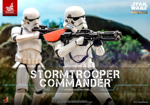 Star Wars - The Mandalorian: Stormtrooper Commander, 1/6 Figur von Hot Toys