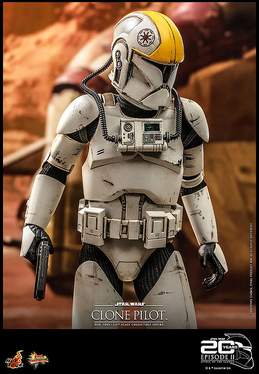 Star Wars - Episode II - Attack of the Clones: Clone Pilot, 1/6 Figur von Hot Toys