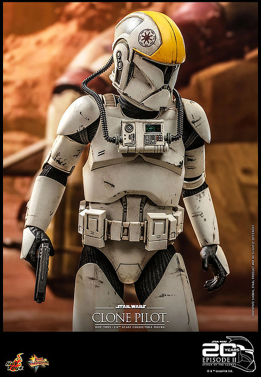 Star Wars - Episode II - Attack of the Clones: Clone Pilot, 1/6 Figur ... https://spaceart.de/produkte/sw137-clone-pilot-figur-hot-toys-star-wars.php