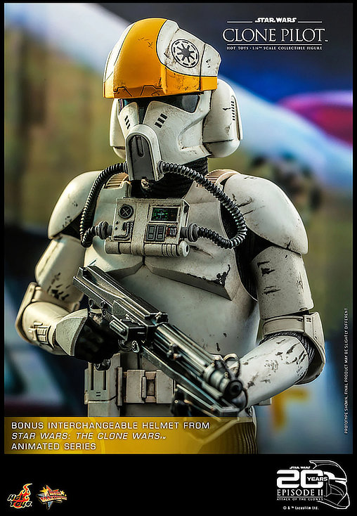 Star Wars - Episode II - Attack of the Clones: Clone Pilot, 1/6 Figur von Hot Toys