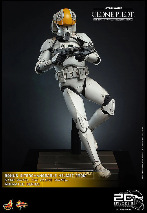 Star Wars - Episode II - Attack of the Clones: Clone Pilot, 1/6 Figur von Hot Toys