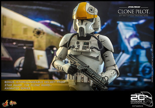 Star Wars - Episode II - Attack of the Clones: Clone Pilot, 1/6 Figur von Hot Toys