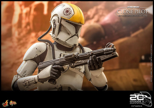 Star Wars - Episode II - Attack of the Clones: Clone Pilot, 1/6 Figur von Hot Toys