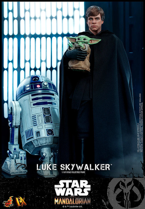 Star Wars - The Mandalorian: Luke Skywalker, 1/6 Figur von Hot Toys