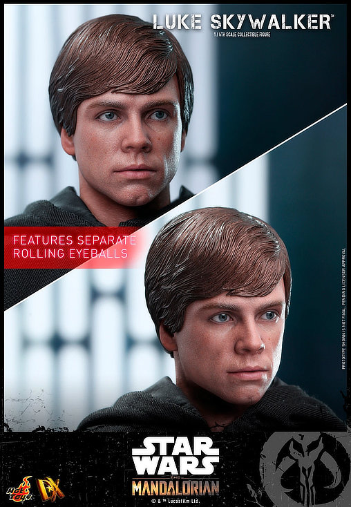 Star Wars - The Mandalorian: Luke Skywalker, 1/6 Figur von Hot Toys