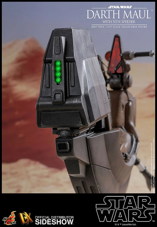 Star Wars - Episode I - The Phantom Menace: Darth Maul with Sith Speeder, 1/6 Figur von Hot Toys