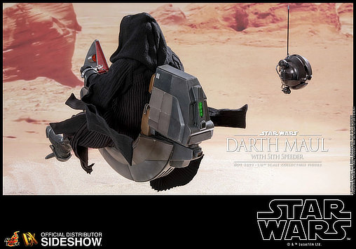Star Wars - Episode I - The Phantom Menace: Darth Maul with Sith Speeder, 1/6 Figur von Hot Toys