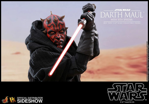 Star Wars - Episode I - The Phantom Menace: Darth Maul with Sith Speeder, 1/6 Figur von Hot Toys