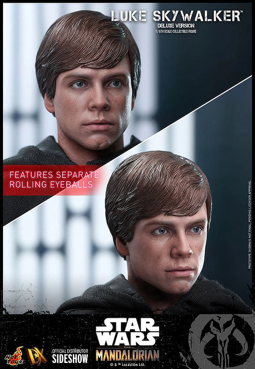 Star Wars - The Mandalorian: Luke Skywalker - Special Deluxe, 1/6 Figur von Hot Toys