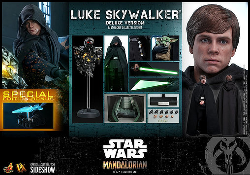 Star Wars - The Mandalorian: Luke Skywalker - Special Deluxe, 1/6 Figur von Hot Toys
